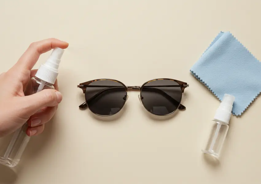 güneş gözlüğü temizliği
