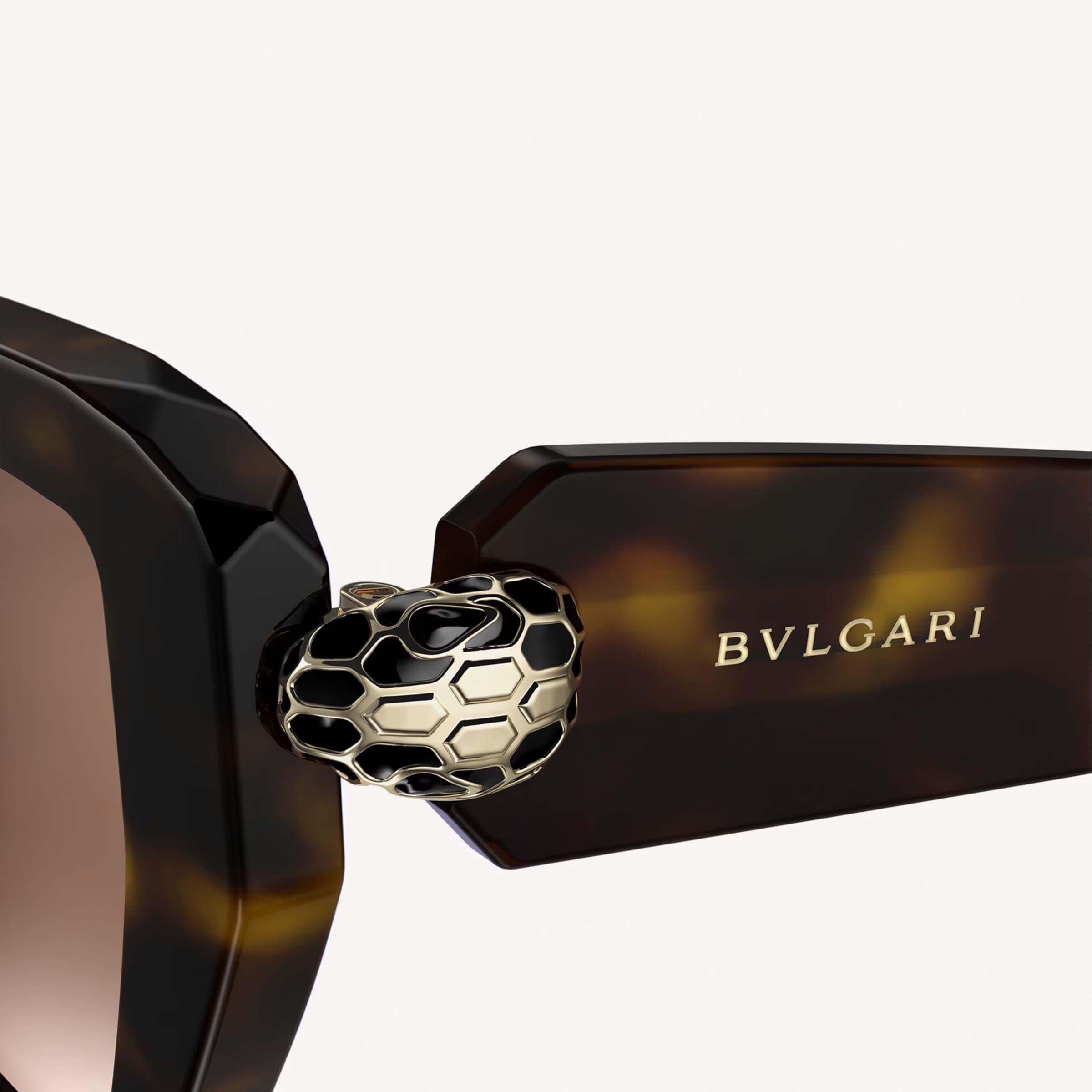 Bvlgari Serpenti Forever Geometrik Havana Kadın Güneş Gözlüğü