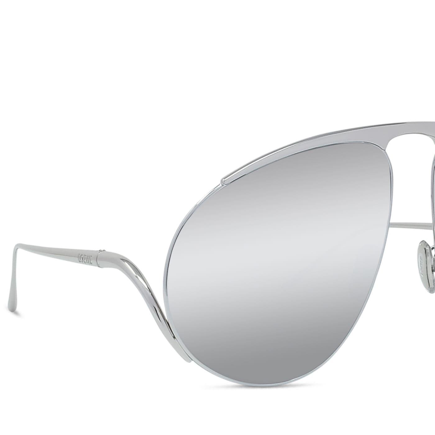 Loewe Signature Hillock Pilot Silver Kadın Güneş Gözlüğü | Brandeyes