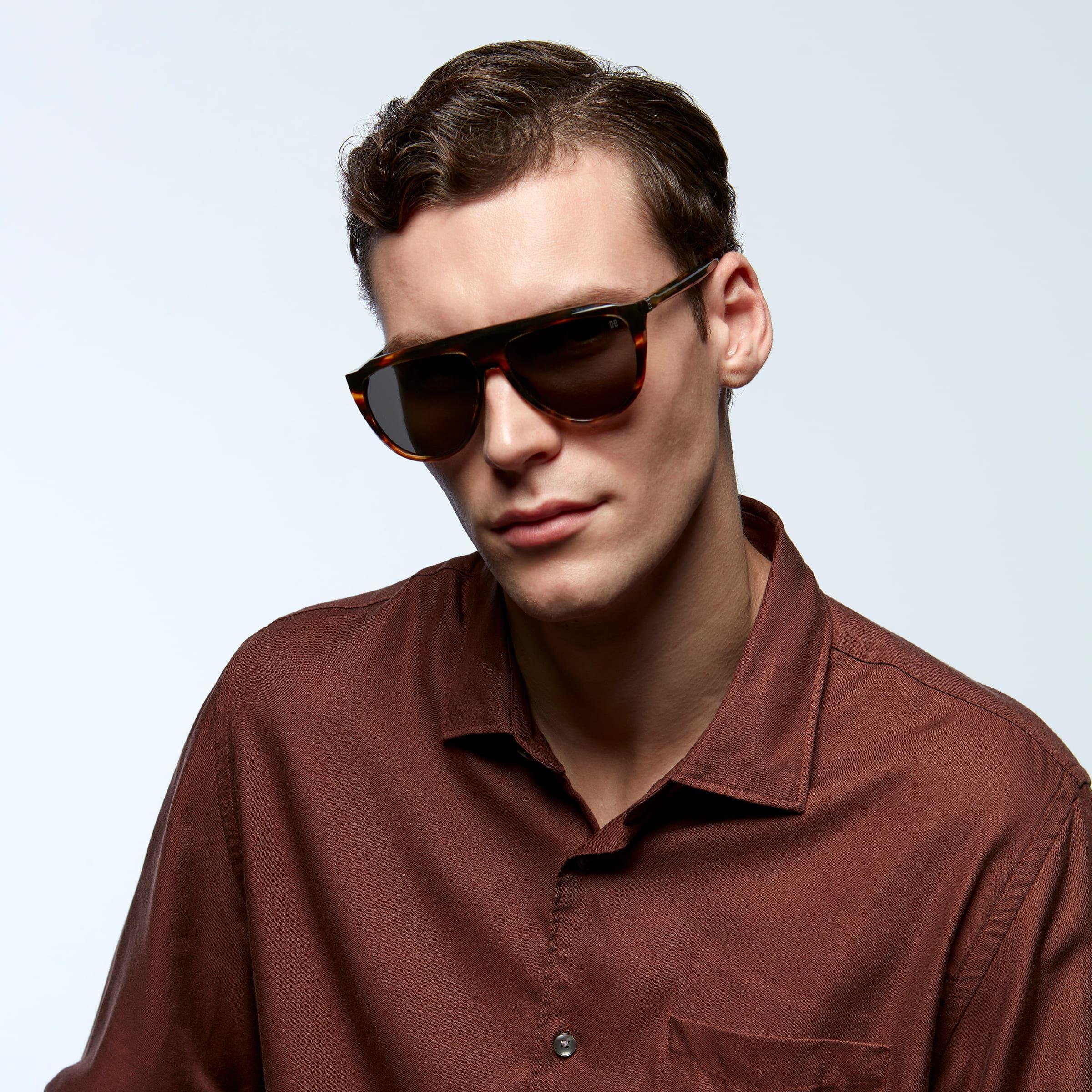 Hermossa HM 1617 C2 Pilot Havana Unisex Güneş Gözlüğü | Brandeyes